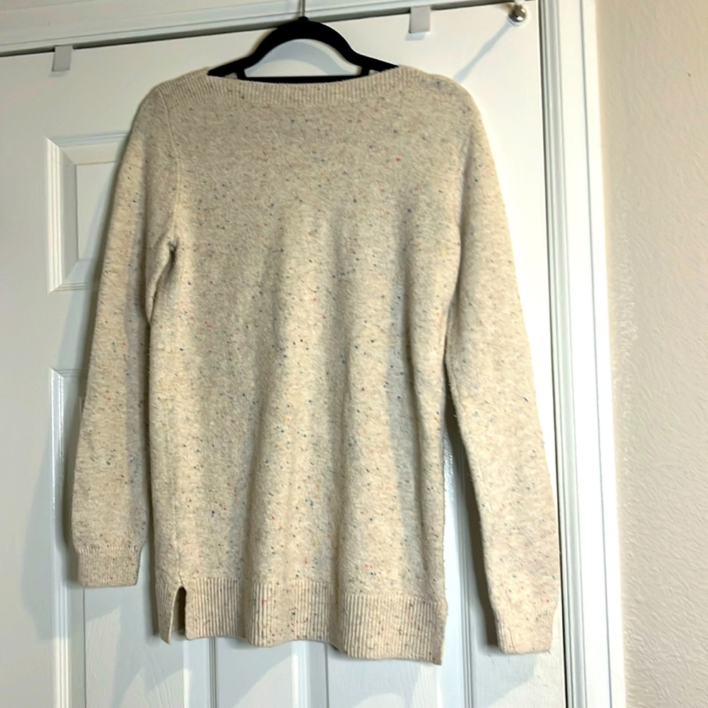 Cream and confetti tunic - Loft Outlet. Size small.